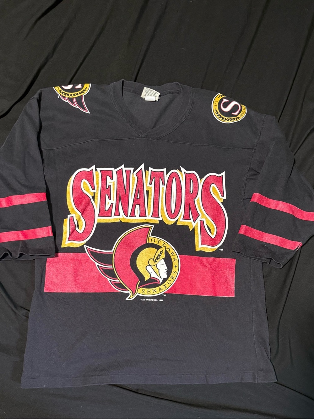 1992 Ottawa Senators Jersey Tee